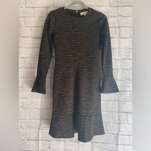 michael kors zebra printed dress